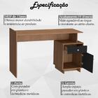 Escrivaninha Mesa Escritorio 1 Porta E 1 Gaveta B33 Novam