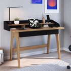 Escrivaninha Mesa Escritório 2 Gavetas 139cm Home Office Flex