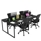 Escrivaninha Mesa Escritório 2 Gavetas 4 Lugares 240cm Indust