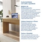 Escrivaninha Mesa Escritório 2 Gavetas Samambaia Cabecasa Mad