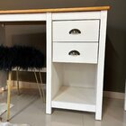 Escrivaninha Mesa Escritório 2 Gavetas Topázio 100% Madeira M