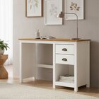 Escrivaninha Mesa Escritório 2 Gavetas Topázio 100% Madeira M