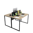 Escrivaninha Mesa Escritório 2 Lugares 120cm Industrial Carva