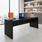 Escrivaninha Mesa Escritório 2 Lugares 180cm Me4185 Preto