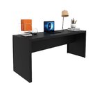 Escrivaninha Mesa Escritório 2 Lugares 180cm Me4185 Preto