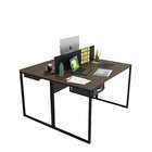 Escrivaninha Mesa Escritório 2 Lugares Com Gavetas Industrial