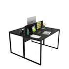 Escrivaninha Mesa Escritório 2 Lugares Industrial Preto