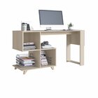 Escrivaninha Mesa Escritório 2 Nichos Nature