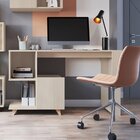 Escrivaninha Mesa Escritório 2 Nichos Nature