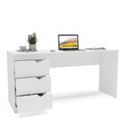 Escrivaninha Mesa Escritório 3 Gavetas 163cm X 77cm Porto Bra