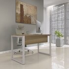 Escrivaninha Mesa Escritório 70cm X 73,5cm Noce Naturalle/cin