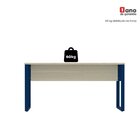 Escrivaninha Mesa Escritório 73,5cm X 150cm Castanheira/azul
