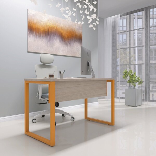 Escrivaninha Mesa Escritório 73,5cm X 150cm Castanheira/laran