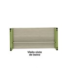 Escrivaninha Mesa Escritório 73,5cm X 150cm Castanheira/verde