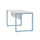 Escrivaninha Mesa Escritório 73,5cm X 150cm Cinza/azul Dali