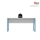 Escrivaninha Mesa Escritório 73,5cm X 150cm Cinza/azul Dali