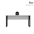 Escrivaninha Mesa Escritório 73,5cm X 150cm Cinza/preto