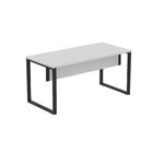 Escrivaninha Mesa Escritório 73,5cm X 150cm Cinza/preto