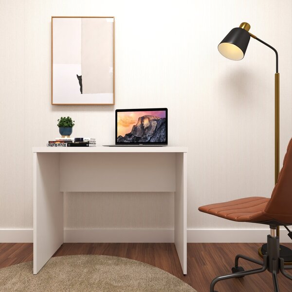 Escrivaninha Mesa Escritório 80cmx42cm Com Caixa De Tomada 80