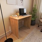 Escrivaninha Mesa Escritório 80cmx47cm 80cm Carvalho Mel Carv