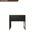 Escrivaninha Mesa Escritório 80cmx47cm 80cm Preto E Carvalho