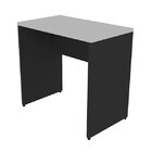 Escrivaninha Mesa Escritório 80cmx47cm 80cm Preto E Cinza Cri