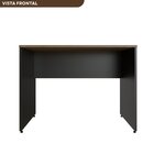 Escrivaninha Mesa Escritório 80cmx60cm 80cm Preto E Carvalho