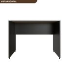Escrivaninha Mesa Escritório 80cmx60cm 80cm Preto E Cinza Cri