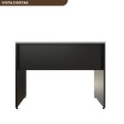 Escrivaninha Mesa Escritório 80cmx60cm 80cm Preto E Cinza Cri