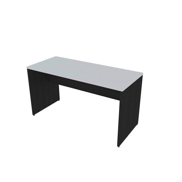 Escrivaninha Mesa Escritório 80cmx70cm 25mm Preto/cinza Crist