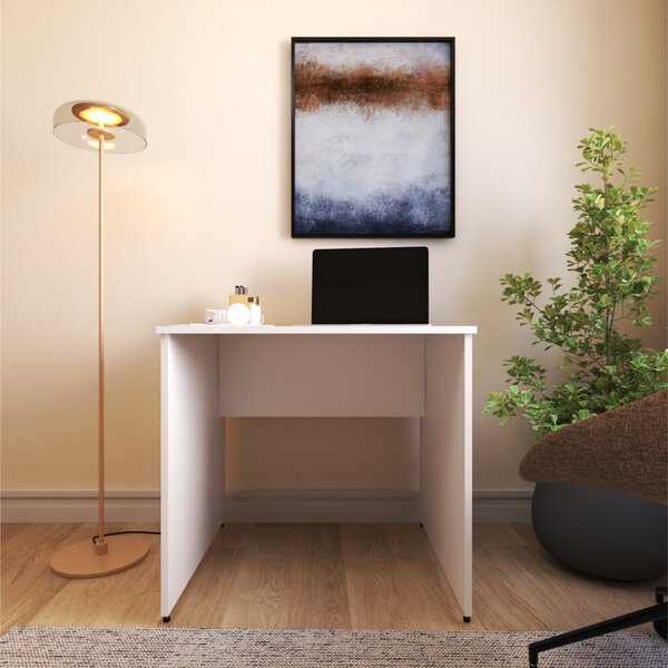 Escrivaninha Mesa Escritório 80cmx70cm 80cm Branca Branca