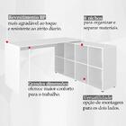 Escrivaninha Mesa Escritorio 8 Nichos Ne6 Arty