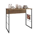 Escrivaninha Mesa Escritório 90,6cm Steel Preto/mel