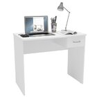 Escrivaninha Mesa Escritório 90cm 1 Gaveta Arapei Branco