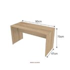 Escrivaninha Mesa Escritório 90cmx47cm 15mm Bege