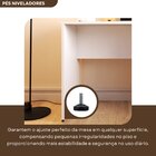 Escrivaninha Mesa Escritório 90cmx47cm 90cm Branca Branca