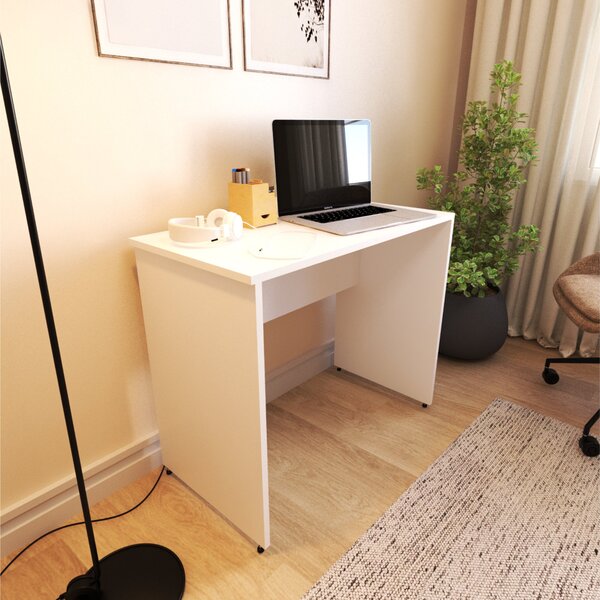 Escrivaninha Mesa Escritório 90cmx47cm 90cm Branca Branca