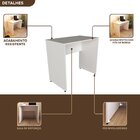 Escrivaninha Mesa Escritório 90cmx47cm 90cm Branca Branca