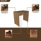 Escrivaninha Mesa Escritório 90cmx47cm 90cm Carvalho Mel Carv