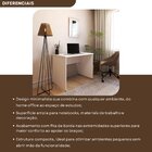 Escrivaninha Mesa Escritório 90cmx60cm 25mm Branca