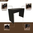 Escrivaninha Mesa Escritório 90cmx60cm 25mm Preto