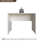 Escrivaninha Mesa Escritório 90cmx60cm 90cm Branca Branca