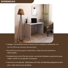 Escrivaninha Mesa Escritório 90cmx60cm 90cm Cinza Cristal Cin