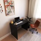 Escrivaninha Mesa Escritório 90cmx60cm Preto