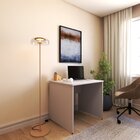 Escrivaninha Mesa Escritório 90cmx70cm 25mm Cinza Cristal