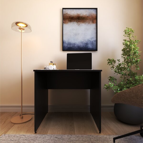 Escrivaninha Mesa Escritório 90cmx70cm 25mm Preto