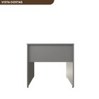 Escrivaninha Mesa Escritório 90cmx70cm 90cm Cinza Cristal Cin