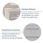 Escrivaninha Mesa Escritório 9665 Oscarini 2 Gavetas 103cm Br