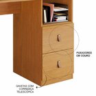 Escrivaninha Mesa Escritório Alice Candian 127x76x45cm 2 Gave