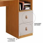 Escrivaninha Mesa Escritório Alice Candian 127x76x45cm 2 Gave